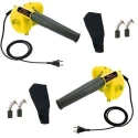 Hillgrove HGCM265M1 800W Electric Air Blower with Blowing Pipe Dust Collector Bag & Carbon Brushes (Pack of 2) image-1