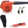 Hillgrove HGCM1079 800W Red Electric Air Blower with Carbon Brushes & Utility Knife