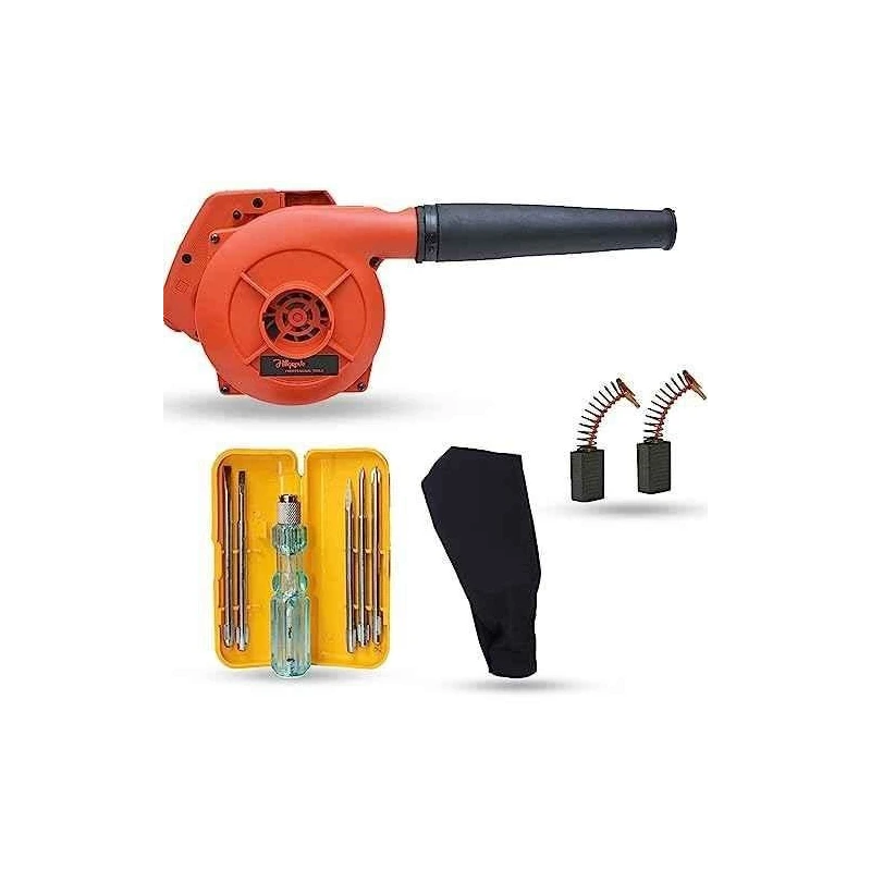 Hillgrove HGCM1073 800W Red Electric Air Blower with Carbon Brushes & 5-in-1 Screwdriver image-2