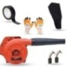 Hillgrove HGCM1133 800W Red Electric Air Blower with Carbon Brushes, Gloves & Electrical Tape