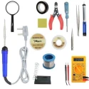 Hillgrove HGCM423M1 25W Flat Tip Mobile Soldering Iron Tool Kits with Digital Multimeter image-5