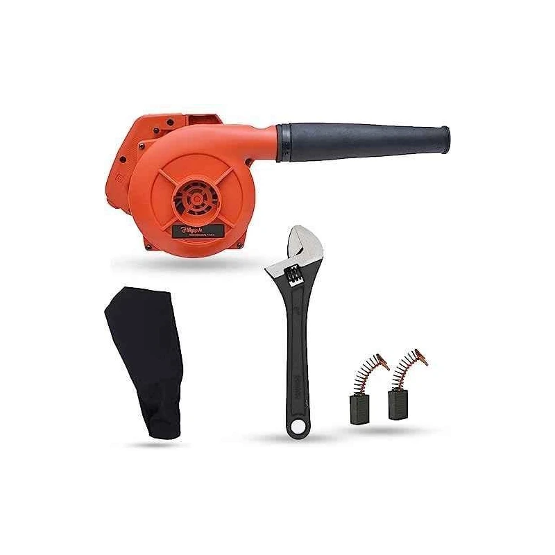 Hillgrove HGCM1080 800W Red Electric Air Blower with Carbon Brushes & 8-Inch Adjustable Wrench image-4