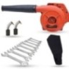 Hillgrove HGCM1081 800W Red Electric Air Blower with Carbon Brushes & 8-Piece Double Open End Wrench