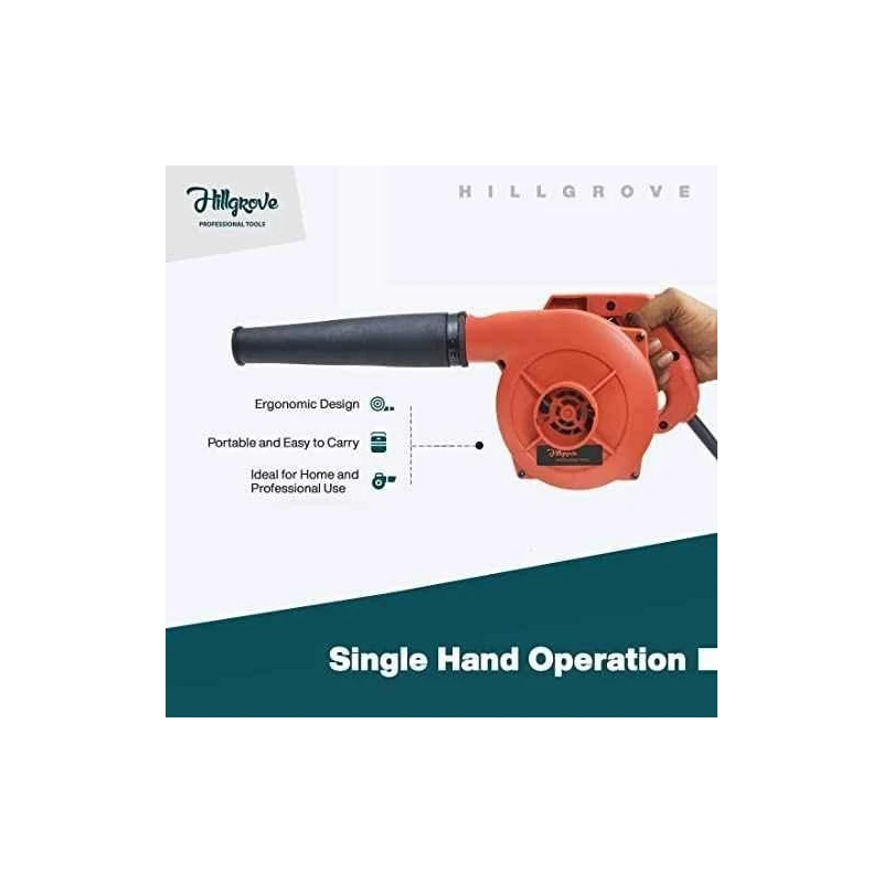 Hillgrove HGCM1081 800W Red Electric Air Blower with Carbon Brushes & 8-Piece Double Open End Wrench image-2