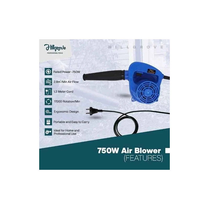 Hillgrove HGCM005 750W Electric Air Blower & Suction Dust Cleaner with Screwdriver Combo image-4