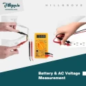Hillgrove  HGCM464M1 AC-DC Voltage Ohm Digital Mini Multimeter with Analog Line Tester Combo image-1