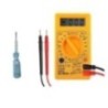 Hillgrove HGCM464M1 AC-DC Voltage Ohm Digital Mini Multimeter with Analog Line Tester Combo