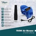 Hillgrove HGCM001 750W Electric Air Blower & Suction Dust Cleaner with Screwdriver Combo image-4