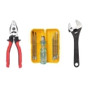 Hillgrove HGCM400M1 5-in-1 Screwdriver Kits with 8-Inch Adjustable Wrench & Combination Plier image-2