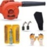 Hillgrove HGCM1130 800W Red Electric Air Blower with Carbon Brushes, Gloves & 5-in-1 Screwdriver