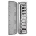 Hillgrove HG0043 Silver Nickel Chrome Socket Set image-3