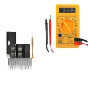 Hillgrove HGCM463M1 AC-DC Voltage Ohm Digital Mini Multimeter with 25-in-1 Precision Screwdriver Set image-2