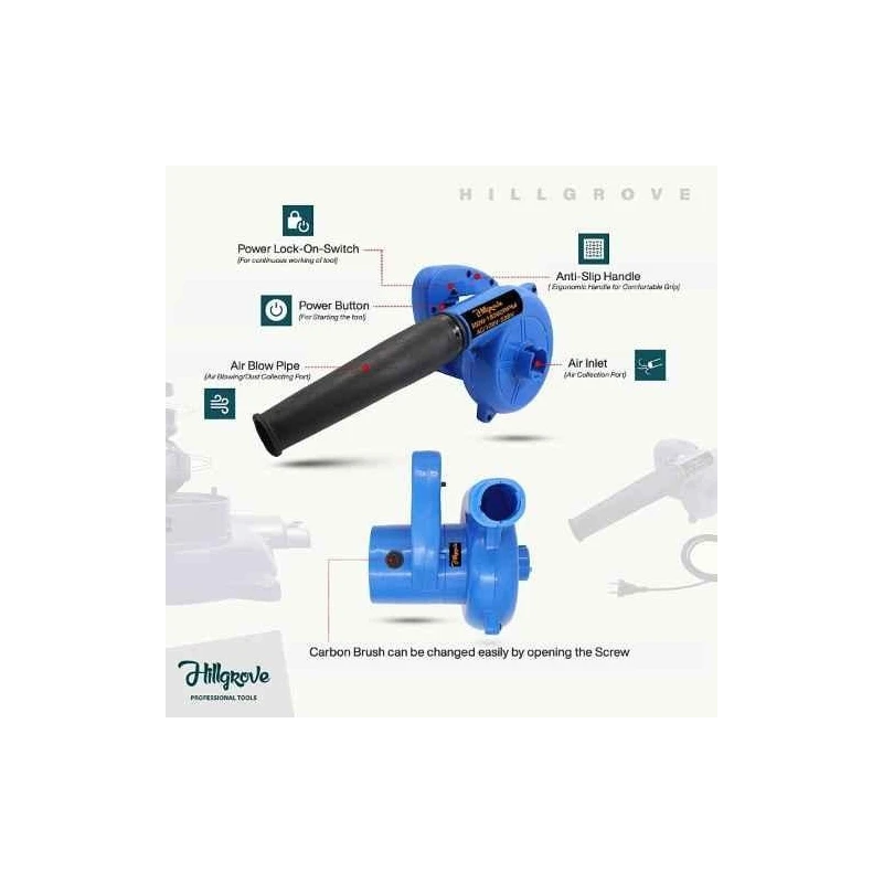 Hillgrove HGCM003 800W Electric Air Blower & Suction Dust Cleaner with Screwdriver Combo image-5
