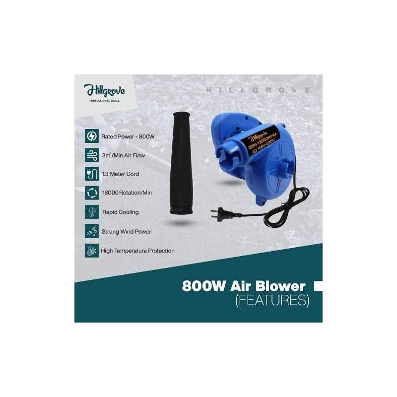 Hillgrove HGCM003 800W Electric Air Blower & Suction Dust Cleaner with Screwdriver Combo image-6
