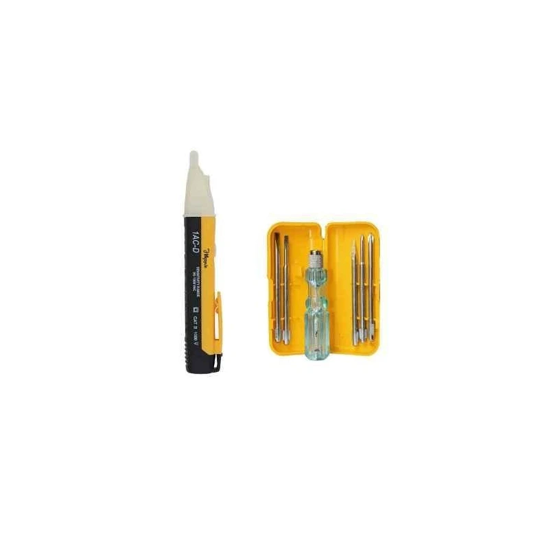 Hillgrove HGCM291M1 5-in-1 Neon Bulb Screwdriver Tool Kits with Non-Contact Voltage Tester image-4