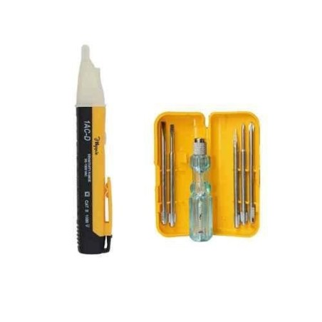 Hillgrove HGCM291M1 5-in-1 Neon Bulb Screwdriver Tool Kits with Non-Contact Voltage Tester image-4