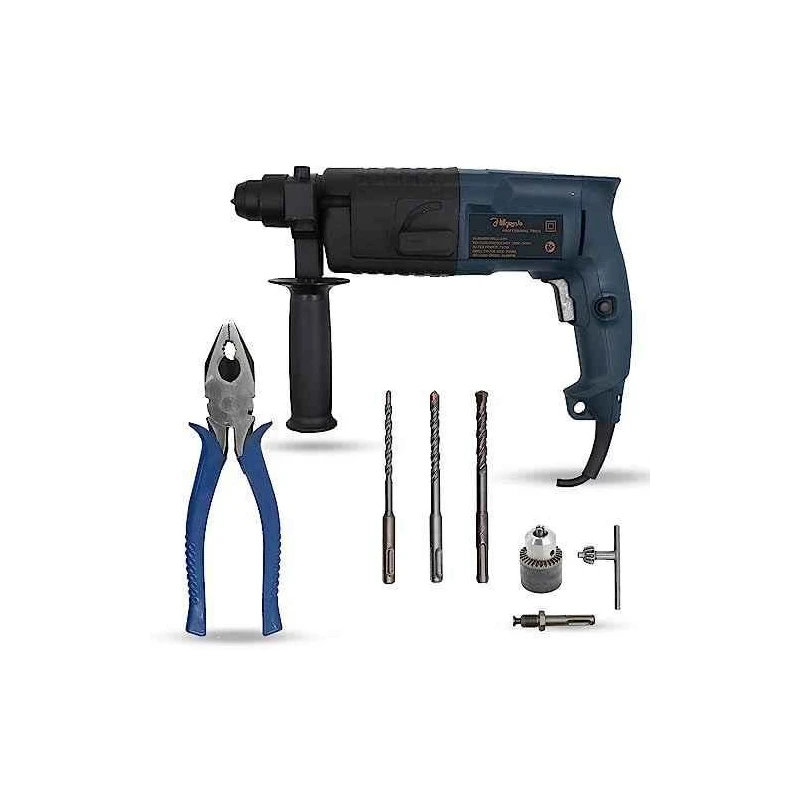 Hillgrove HGCM1201 750W Hammer Impact Drill Machine with 3 Bits Chuck SDS Adapter & 8-Inch Plier image-4