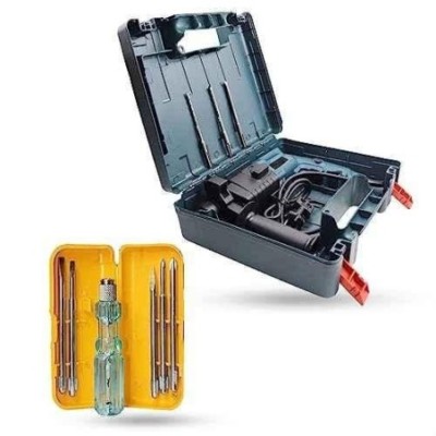 Hillgrove HGCM1190 750W Hammer Impact Drill Machine with 3 Bits & 5-in-1 Screwdriver image-6