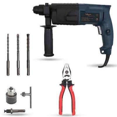 Hillgrove HGCM1200 750W Hammer Impact Drill Machine with 3 Bits Chuck SDS Adapter & 8-Inch Plier image-3