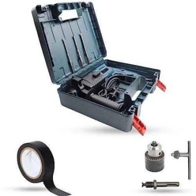 Hillgrove HGCM1204 750W Hammer Impact Drill Machine with 3 Bits Chuck SDS Adapter & Electrical Tape image-2