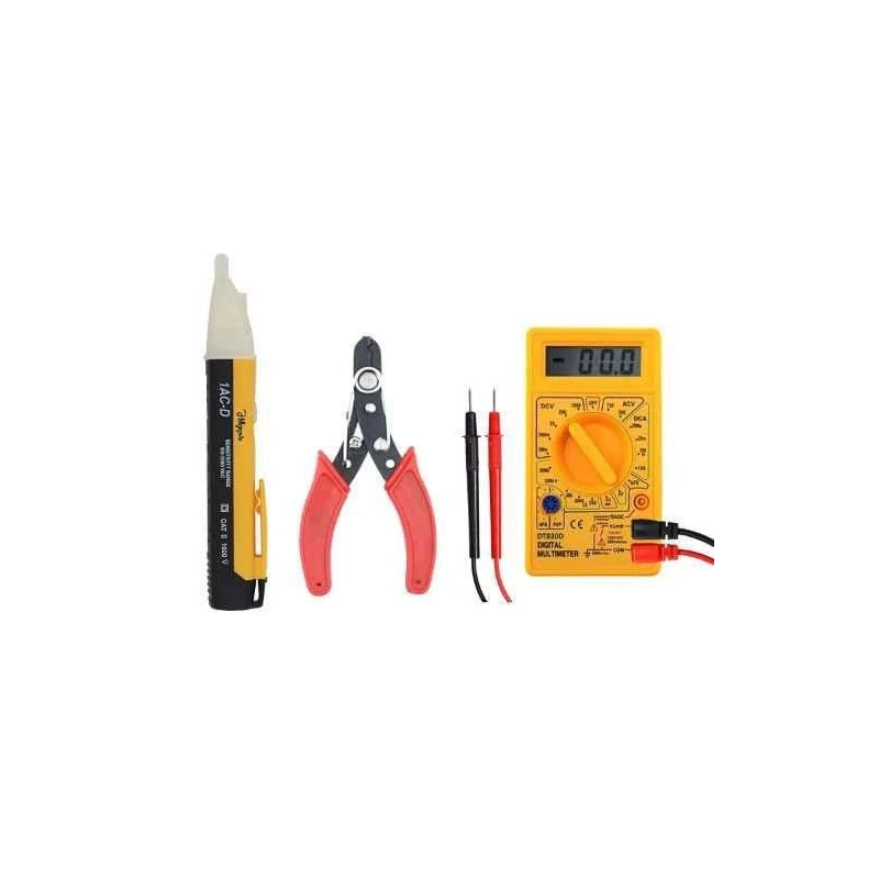 Hillgrove HGCM431M1 90–1000V Non-Contact Voltage Tester with Wire Cutter & Digital Multimeter Combo image-3