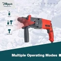 Hillgrove HGCM1258 1200W Hammer Impact Drill Machine with 5 SDS Plus Bits Chuck SDS Adapter & Electrical Tape image-4