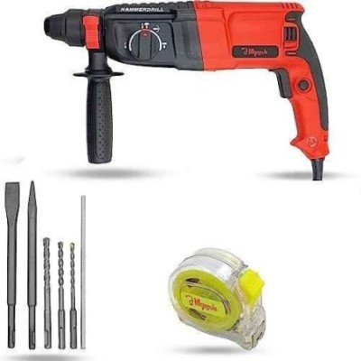 Hillgrove HGCM1240 1200W Hammer Impact Drill Machine with 5 SDS Plus Bits & Measuring Tape image-3