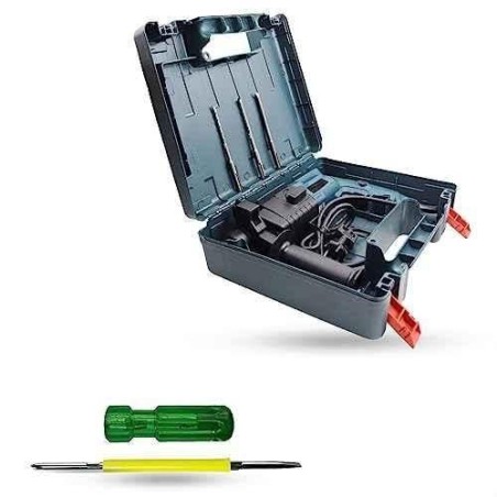 Hillgrove HGCM1189 750W Hammer Impact Drill Machine with 3 Bits & 2-in-1 Screwdriver image-3