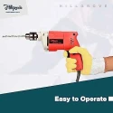 Hillgrove HGCM1147 500W Red Power Drill Machine with 9-Piece Drill Bit Set image-6