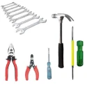 Hillgrove HGCM283M1 Hand Tool Combo with Hammer Plier Wire Cutter Phillips Screwdriver Line Tester & Wrench Set image-4