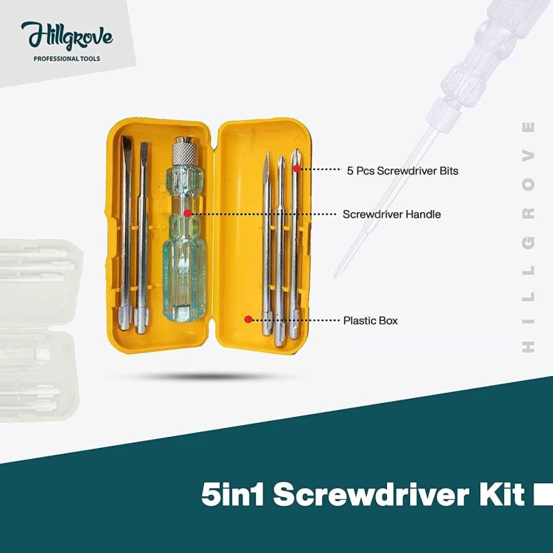 Hillgrove HGCM348M1 800W Suction Dust Cleaner Air Blower with 5-in-1 Screwdriver Kits & Gloves image-5