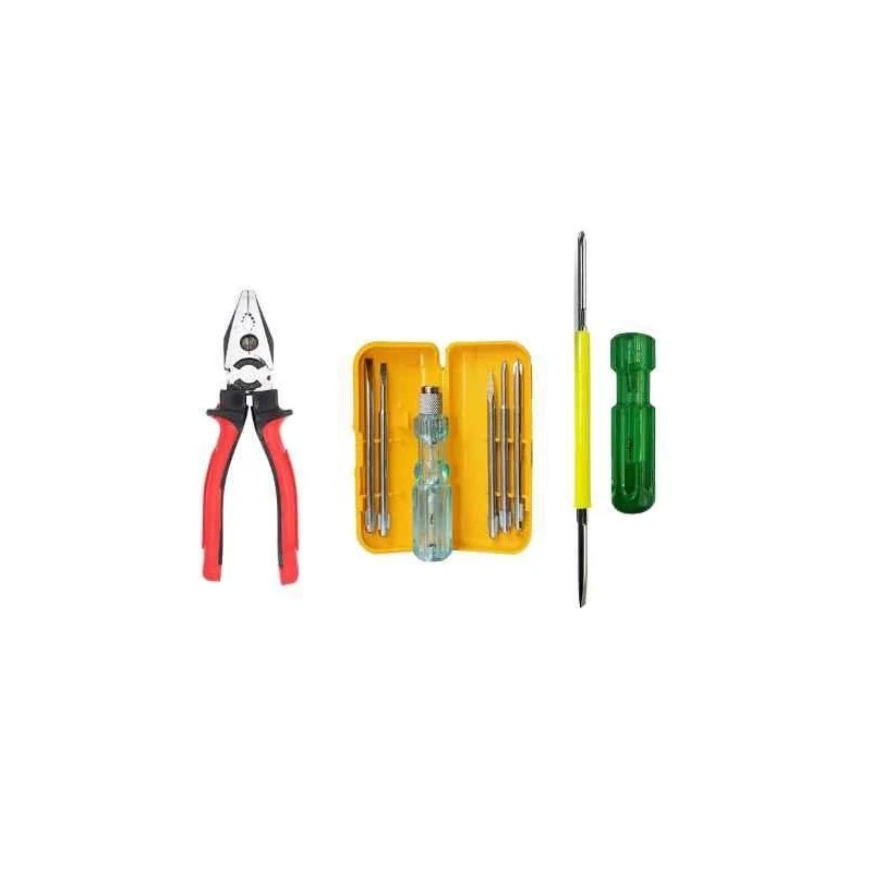 Hillgrove HGCM403M1 5-in-1 Screwdriver Tool Kits with 8-Inch Combination Plier & 2-in-1 Phillips Screwdriver image-5