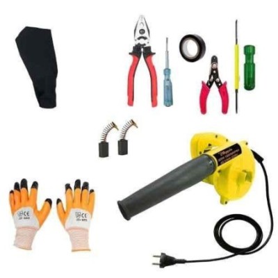 Hillgrove HGCM261M2 800W Suction Dust Cleaner Air Blower with 5 Hand Tools Carbon Brushes & Gloves image-1