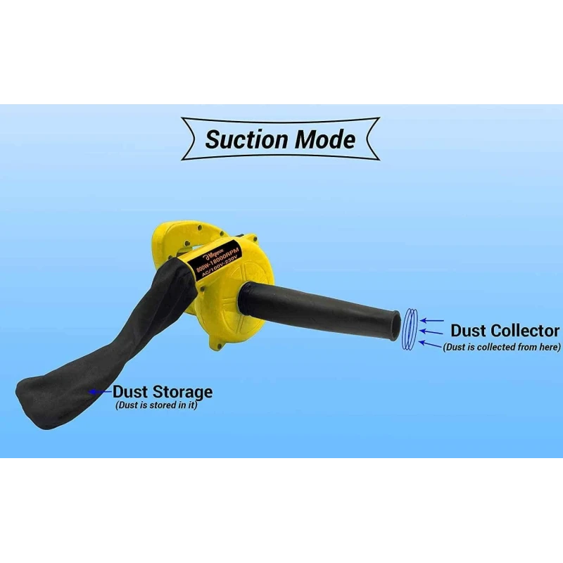 Hillgrove HGCM261M2 800W Suction Dust Cleaner Air Blower with 5 Hand Tools Carbon Brushes & Gloves image-3