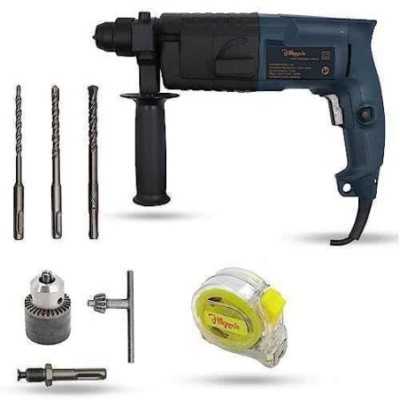 Hillgrove HGCM1199 750W Hammer Impact Drill Machine with 3 Bits Chuck SDS Adapter & Measuring Tape image-2