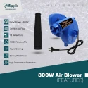 Hillgrove HGCM350M1 800W Suction Dust Cleaner Air Blower with 25-in-1 & 5-in-1 Combination Screwdrivers image-4