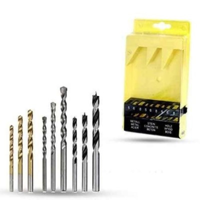 Hillgrove HGCM1005 9-Piece Steel Combination Metric Drill Bit Set image-3