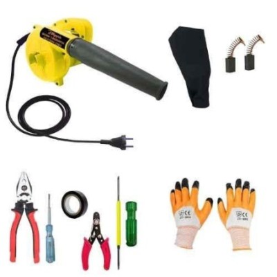 Hillgrove HGCM260M1 800W Suction Dust Cleaner Air Blower with 5 Hand Tools Carbon Brushes & Gloves image-3
