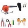 Hillgrove HGCM262M1 800W Suction Dust Cleaner Air Blower with 5 Hand Tools, Carbon Brushes & Gloves