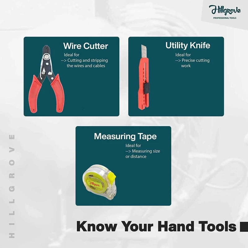 Hillgrove HGCM351M1 800W Suction Dust Cleaner Air Blower with 25-in-1 Screwdriver & 7-Piece Hand Tool Kits image-3