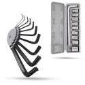 Hillgrove HGCM994 10-Piece Hex Allen Key & 10-in-1 Socket Set image-2