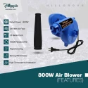 Hillgrove HGCM352M1 800W Suction Dust Cleaner Air Blower with 25-in-1 Screwdriver & Gloves image-3