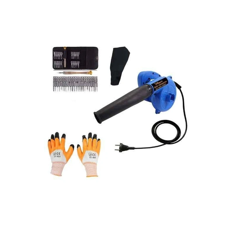 Hillgrove HGCM352M1 800W Suction Dust Cleaner Air Blower with 25-in-1 Screwdriver & Gloves image-5