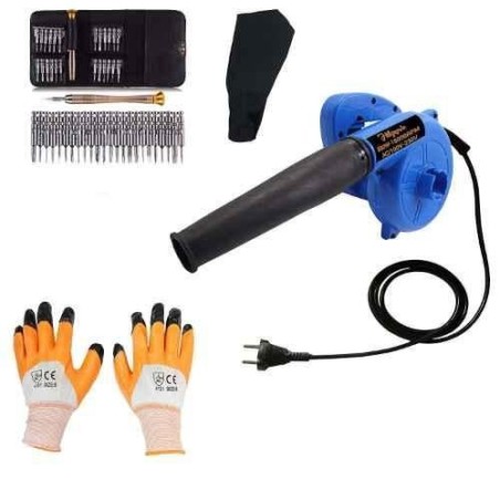 Hillgrove HGCM352M1 800W Suction Dust Cleaner Air Blower with 25-in-1 Screwdriver & Gloves image-5