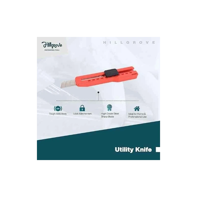 Hillgrove HGCM1194 750W Hammer Impact Drill Machine with 3 Bits & Utility Knife image-6