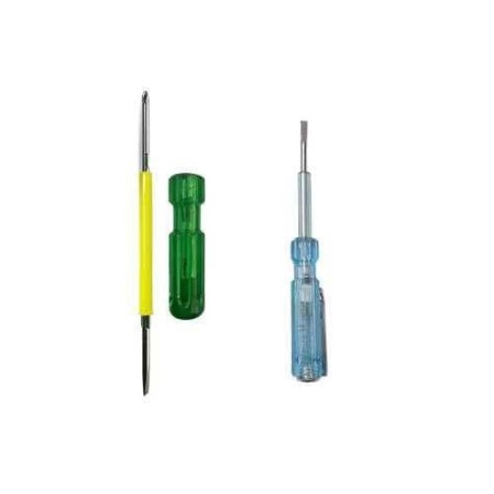 Hillgrove HGCM290M1 2-in-1 Reversible Phillips Slotted Screwdriver with Line Tester Combo image-2