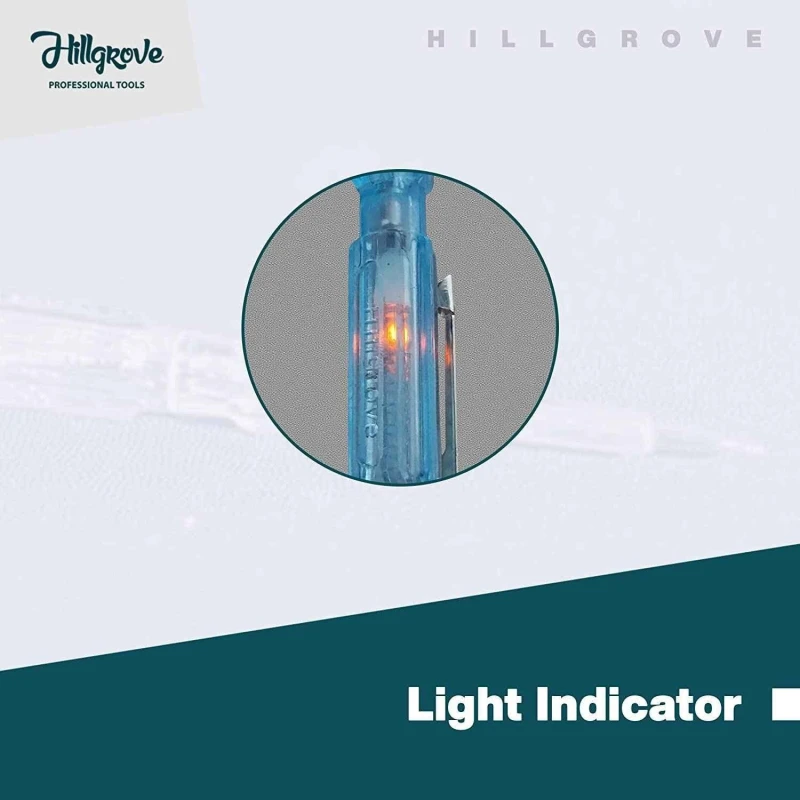 Hillgrove HGCM290M1 2-in-1 Reversible Phillips Slotted Screwdriver with Line Tester Combo image-4