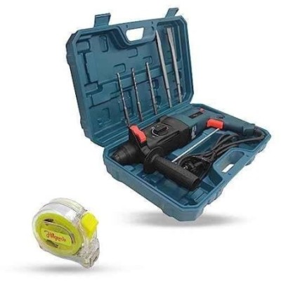 Hillgrove HGCM1213 1200W Hammer Impact Drill Machine with Measuring Tape & 5 SDS Plus Bits image-2