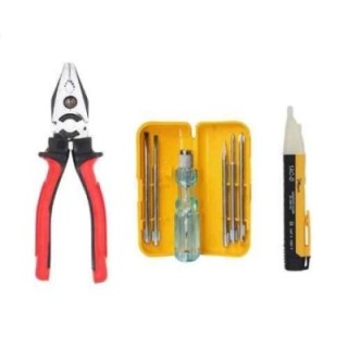 Hillgrove HGCM382M1 8-Inch Lineman Plier with Non-Contact Voltage Tester & 5-in-1 Screwdriver image-2
