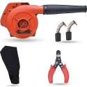Hillgrove HGCM1078 800W Red Electric Air Blower with Carbon Brushes & Wire Cutter image-1